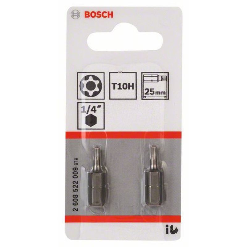 Bosch Extra Hard Bits Security-Torx T7H-T40H 25mm 2st