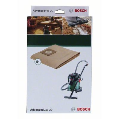 Bosch Dammpåse papper för AdvancedVac 20 5st