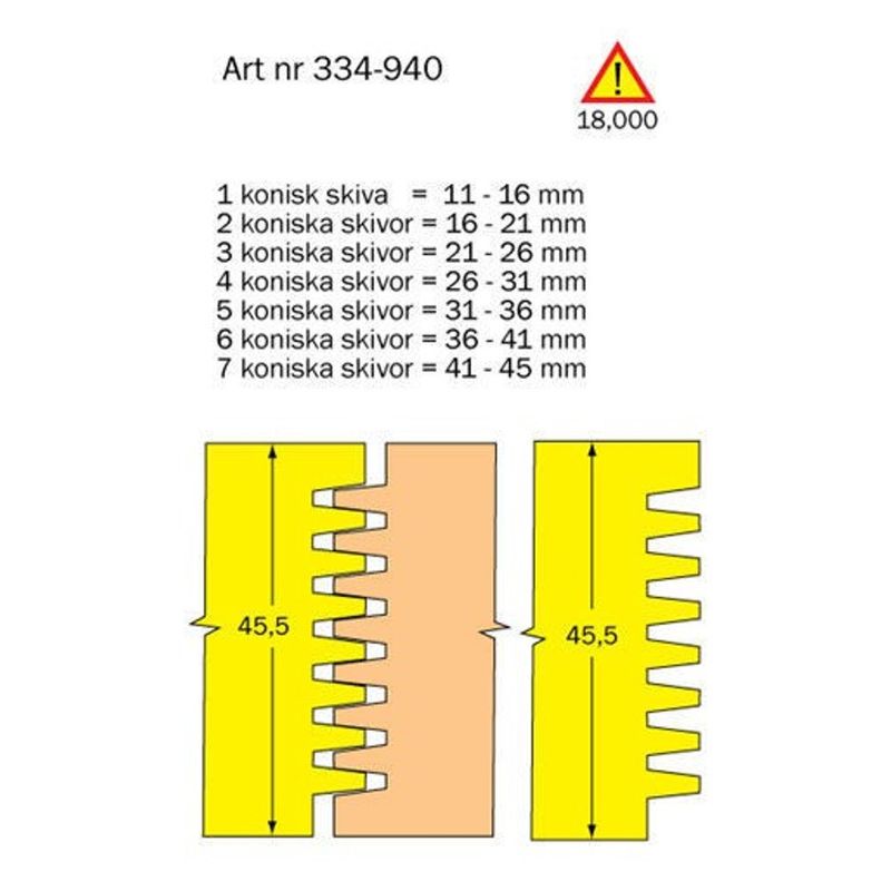 Cobolt Fingerskarvfräs D40 L40 S12