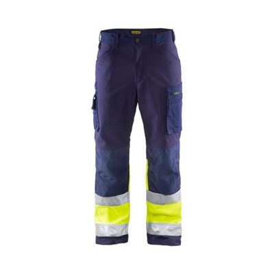 Blåkläder Softshellbyxa Varsel 1562 2517 Klass 1 Marinblå C56