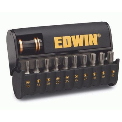 EDWIN Bitssats Gold TX 11 delar