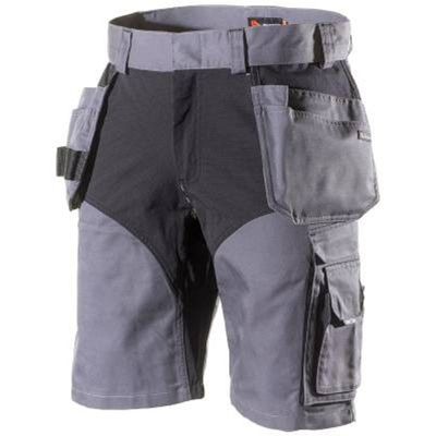 L.Brador Hantverksshorts 1844PB Aereo No-Scratch Grå Stl C60