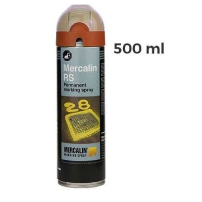 Mercalin RS Märkfärg miljöanpassad orange 500 ml