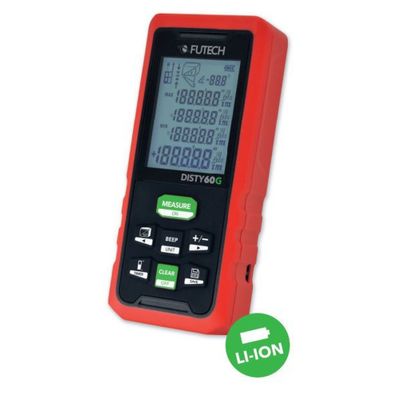 Futech Avståndsmätare Disty 60G grön laser 60 m