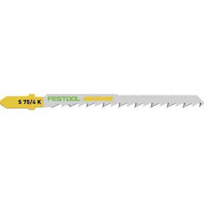 Festool Sticksågsblad WOOD CURVES S 75/4 K 5-pack