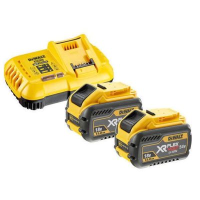 DeWalt DCB118Y2 Batteri-/laddpaket 18/54V XR FlexVolt (2x12,0Ah)