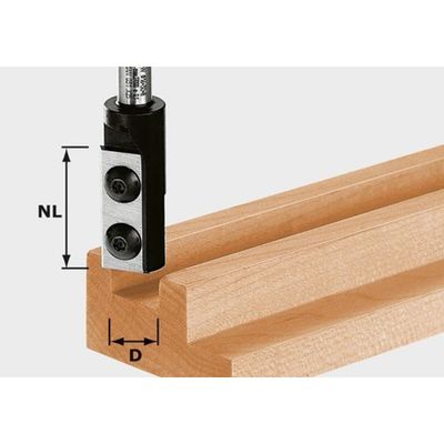 Festool Notfräs med vändskär HW S8 D8/20 WP Z1