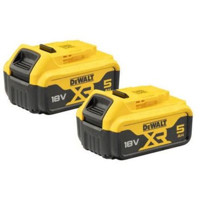 DeWalt DCB184P2 Batteriset 18V XR (2x5,0Ah)