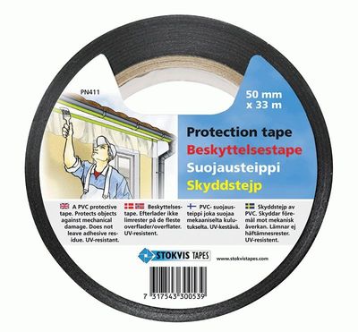 Stokvis Skyddstejp utomhus servicegrön 50 mm x 33 m