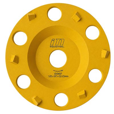 Industrial Diamantslipskål 125mm PCD