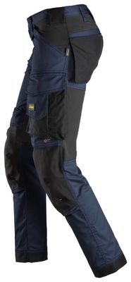 Snickers 6341 Arbetsbyxa Stretch Marin/Svart