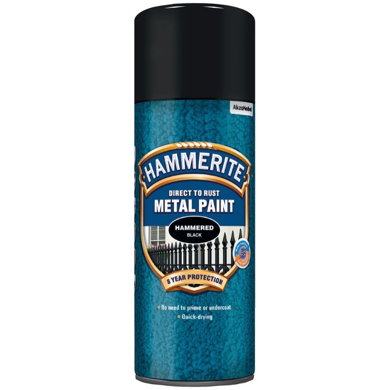 Hammerite Hammarlack 400ML Spray Svart