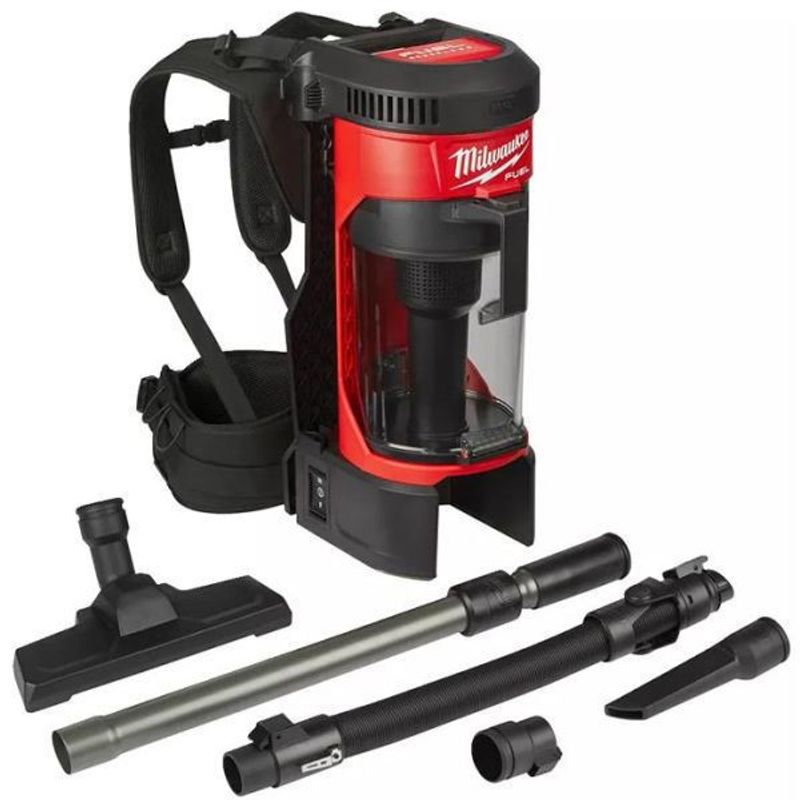 Milwaukee M18 FBPV-0 Ryggburen Dammsugare 18V FUEL (Utan batterier)