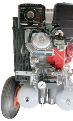 Gelins-KGK kompressor bensin 7X15 11 hk 2X11L 10 bar K30 Honda GX390
