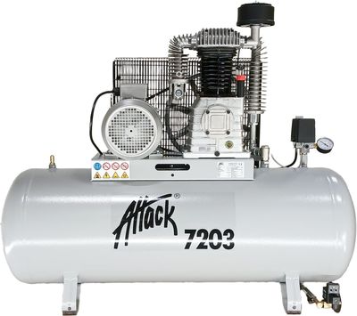 Gelins-KGK industrikompressor 7203 7,5 hk 200 l 10 bar