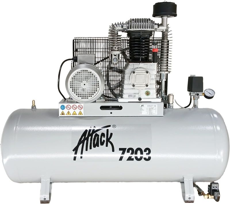Gelins-KGK industrikompressor 7203 7,5 hk 200 l 10 bar