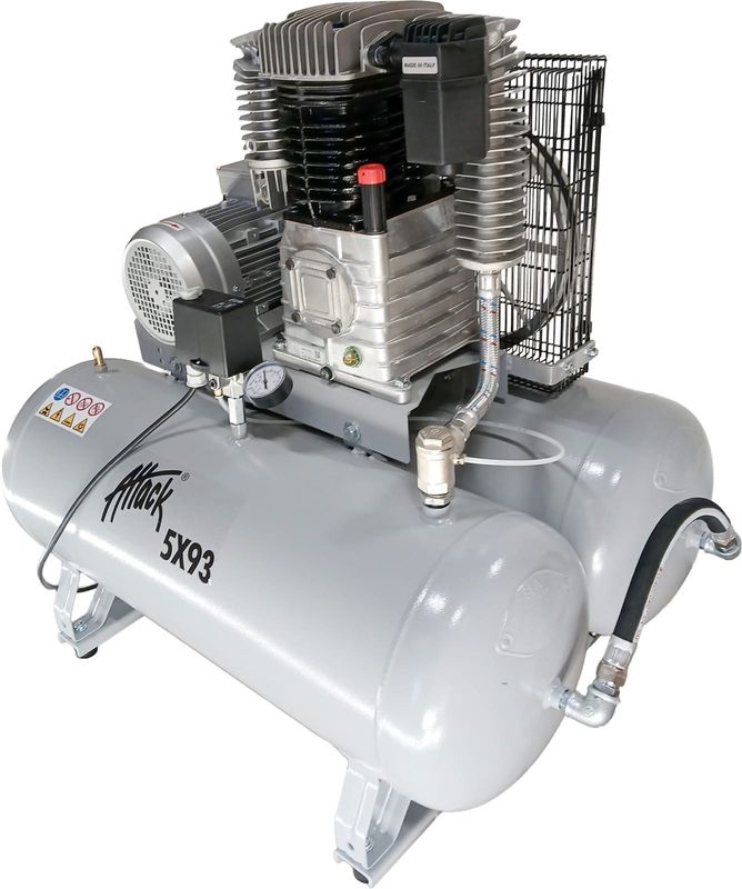 Gelins-KGK industrikompressor 5X93 5,5 hk 2x90L 10 bar K30 850V/MIN