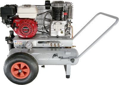 Gelins-KGK kompressor bensin 4X15 8 hk 2X11L 10 bar K18C Honda GX200