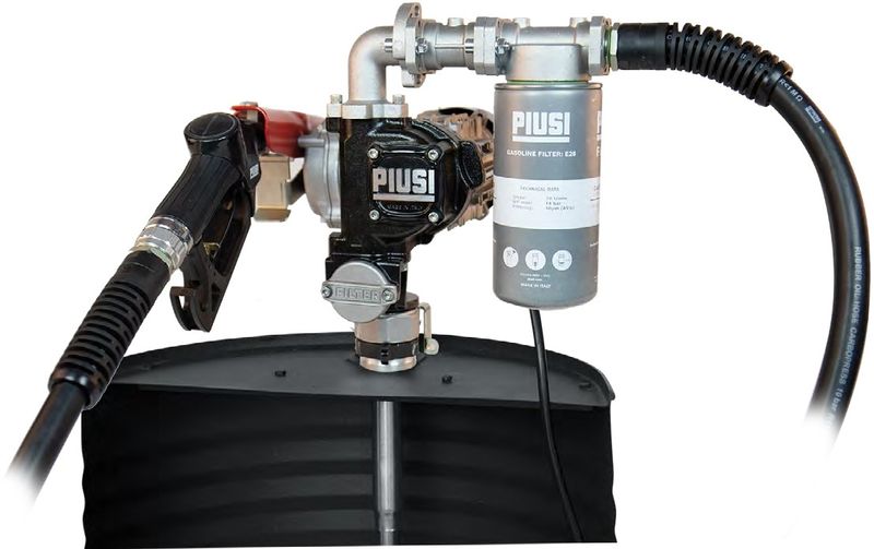 Gelins-KGK bensinpump fat atex kit 230V filter slang sugrör autompisto