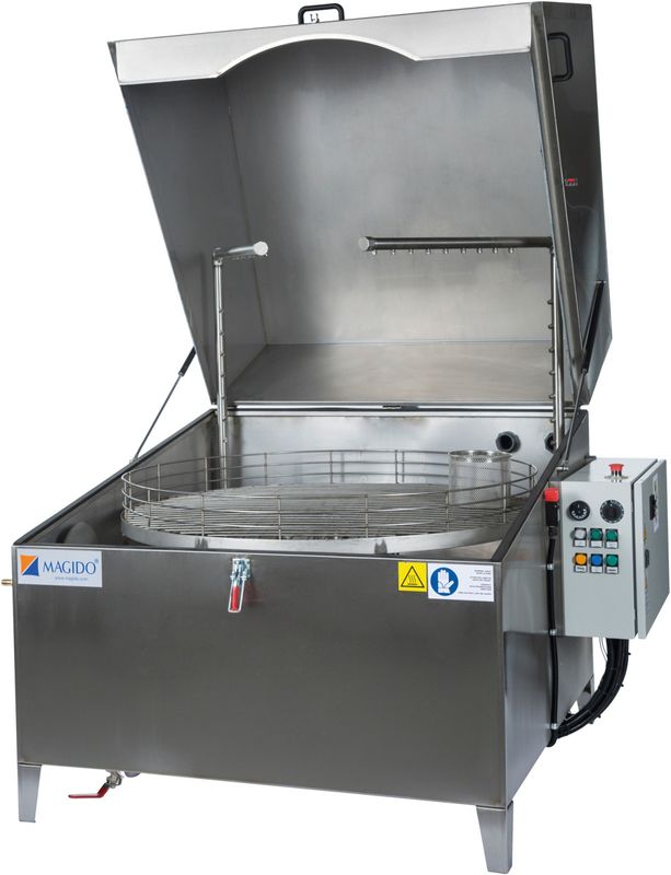 Magido smådelstvätt L-122/09 skimmer rostfri 280 L med värmare