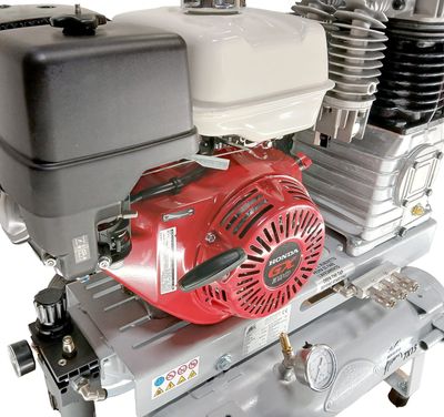 Gelins-KGK kompressor bensin 7X15 11 hk 2X11L 10 bar K30 Honda GX390