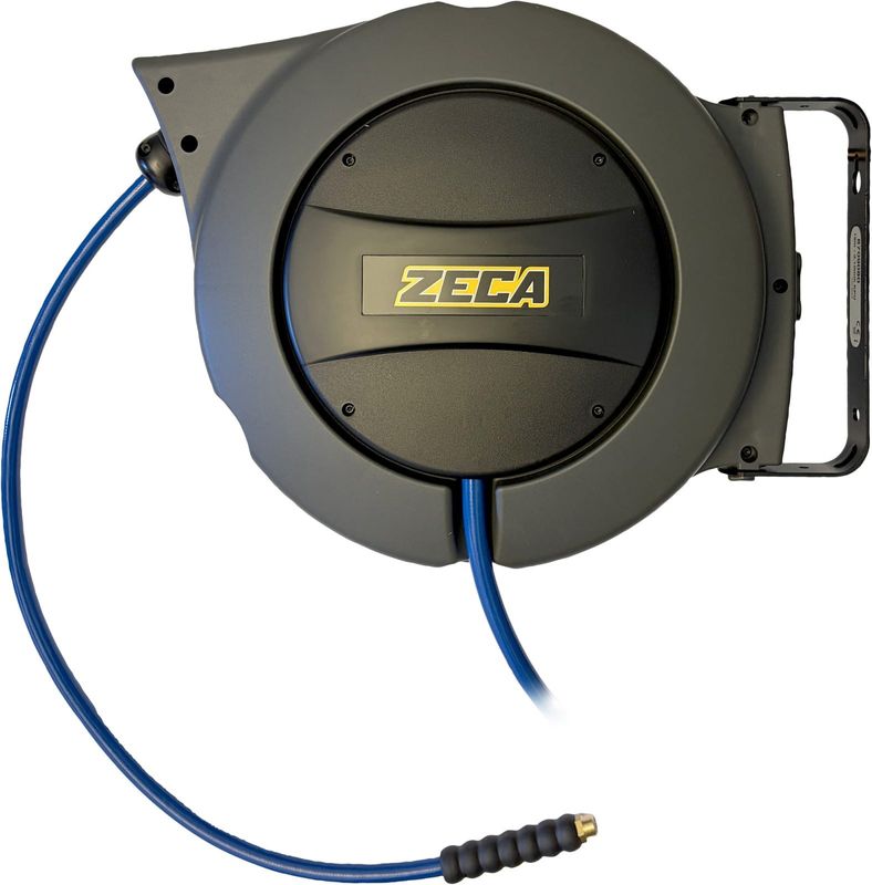 Zeca slangvinda luft 15 bar 3/8" 16 m kapslad grå