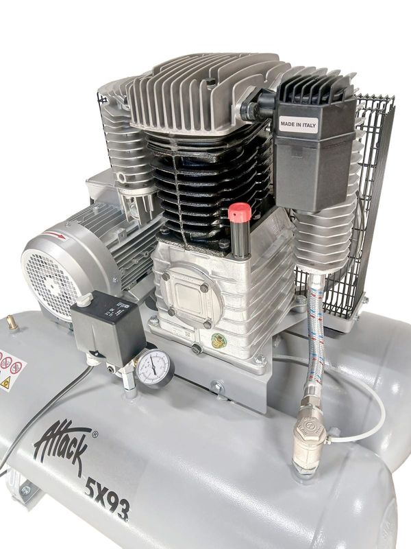 Gelins-KGK industrikompressor 5X93 5,5 hk 2x90L 10 bar K30 850V/MIN