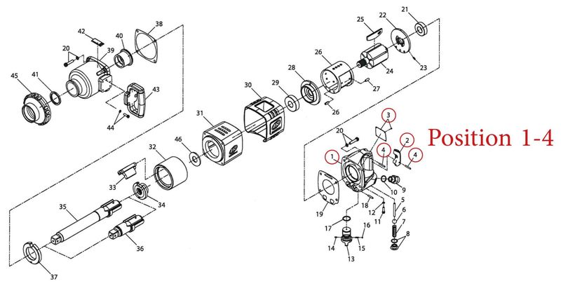 Ingersoll Rand avtryckare kit 631L-A92A
