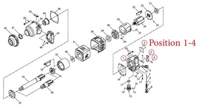 Ingersoll Rand avtryckare kit 631L-A92A