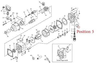 Ingersoll Rand avtryckare 844-78 riktningsomkopplare