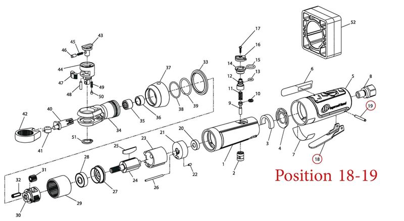 Ingersoll Rand avtryckare kit 1105-LK