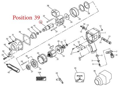 Ingersoll Rand drivtapp 1710-A626A 3/4"