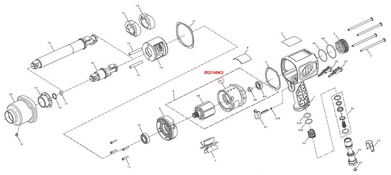 Ingersoll Rand cylinder 2146 2146-K3