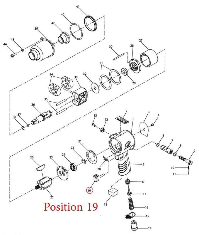 Ingersoll Rand avtryckare kit 231H-A93