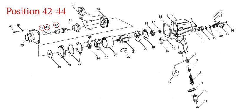 Ingersoll Rand drivtapp kit 236-A626