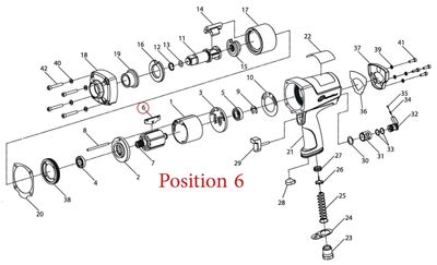 Ingersoll Rand lamellsats 259-42-6