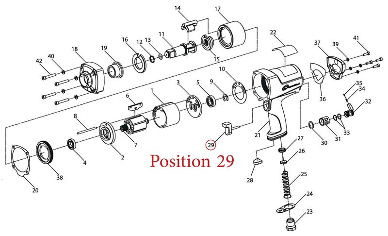 Ingersoll Rand avtryckare 259-A93