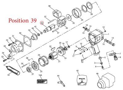 Ingersoll Rand drivtapp 265-A626-6 3/4"
