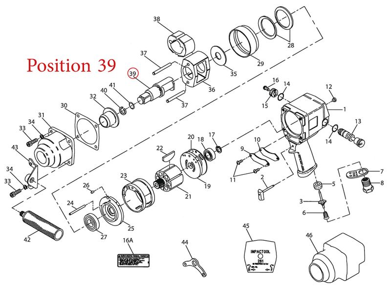 Ingersoll Rand drivtapp 265-A626-6 3/4"