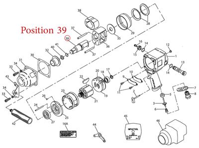 Ingersoll Rand drivtapp 275-A626 1" 271