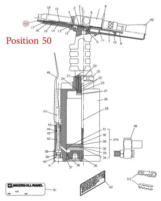 Ingersoll Rand munstycke 2,4 mm LA415-56