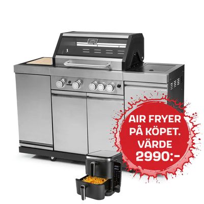 Landmann Hybrid Outdoor kitchen 4.1 MaxX 4-brännare