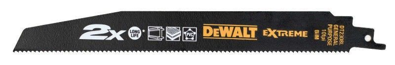 DeWalt DT2308L Tigersågblad Universal 2x livslängd 228mm 5-P