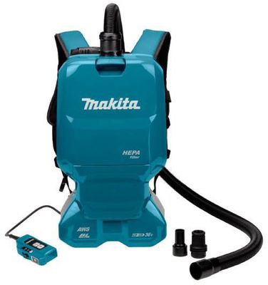 Makita DVC665ZU Ryggburen Dammsugare LXT® 110 mbar 6L (utan batteri)