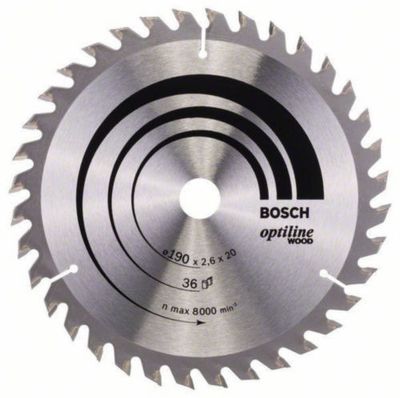 Bosch Cirkelsågsklinga 190x20mm 36T
