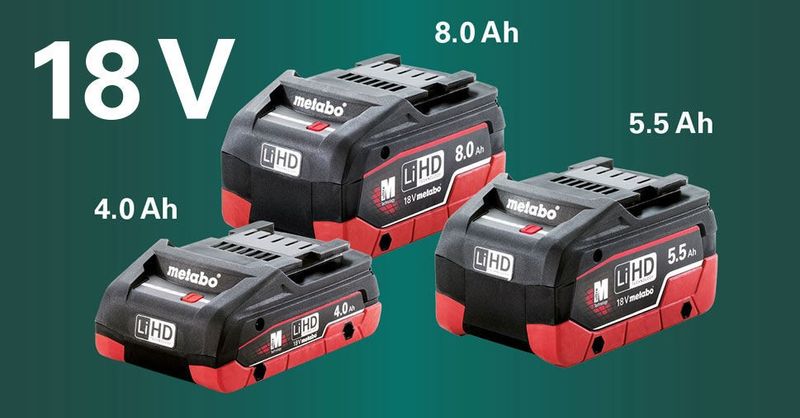 Metabo Batteri LiHD 18V 4,0ah