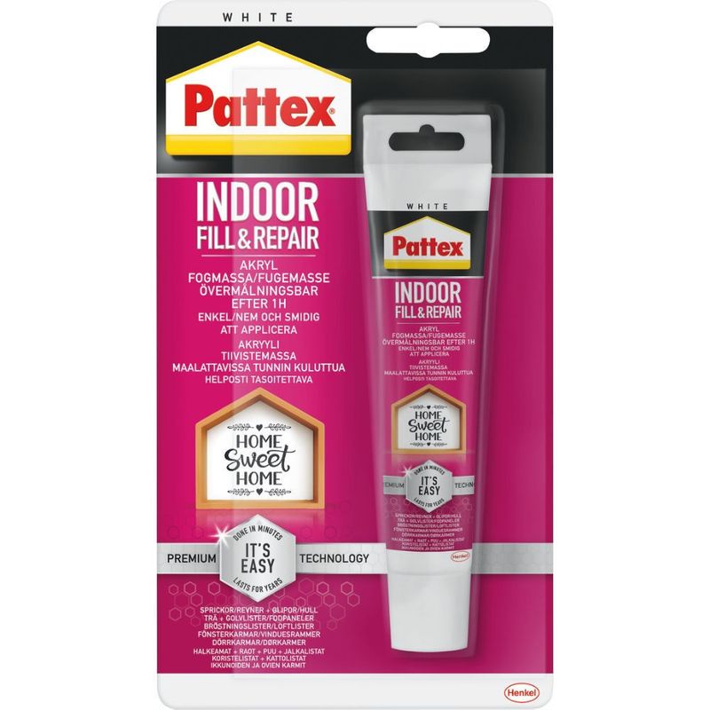 Pattex Akrylfog Inne Fyll & Reparera Vit 50ml