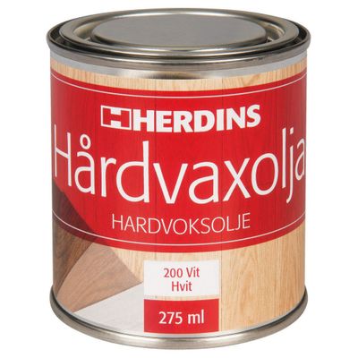 Herdins Hårdvaxolja Vit 275ML