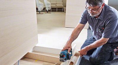 Bosch GHO 12V-20 Hyvel 12V L-BOXX (Utan batterier)