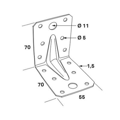 FAST CC Vinkelbeslag ABXR